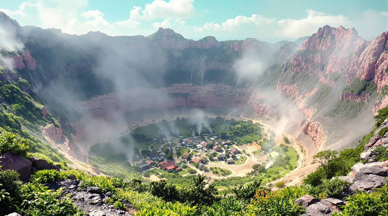 火山口的村庄 - 蜂鸟影院 火山口的村庄
